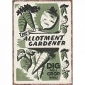 Allotment Gardener Metal Sign