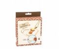 Cross Stitch Owl Necklace