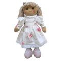 Floral Rag Doll in a Rose Print Dress