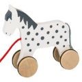Wooden Spotty Horse Pull Along