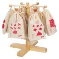 Wooden Puzzle in a cotton Bag