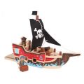 Wooden Pirate Ship Play Set